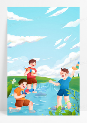 小孩嬉戏的图片动漫_嬉戏动漫小孩图片高清_嬉戏动漫小孩图片可爱